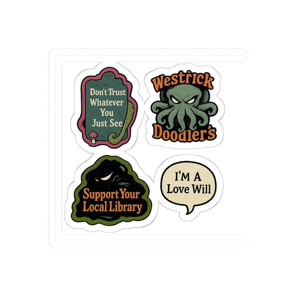 Dungeons and Daddies S1 Sticker Sheet - Official Stickers merchandise