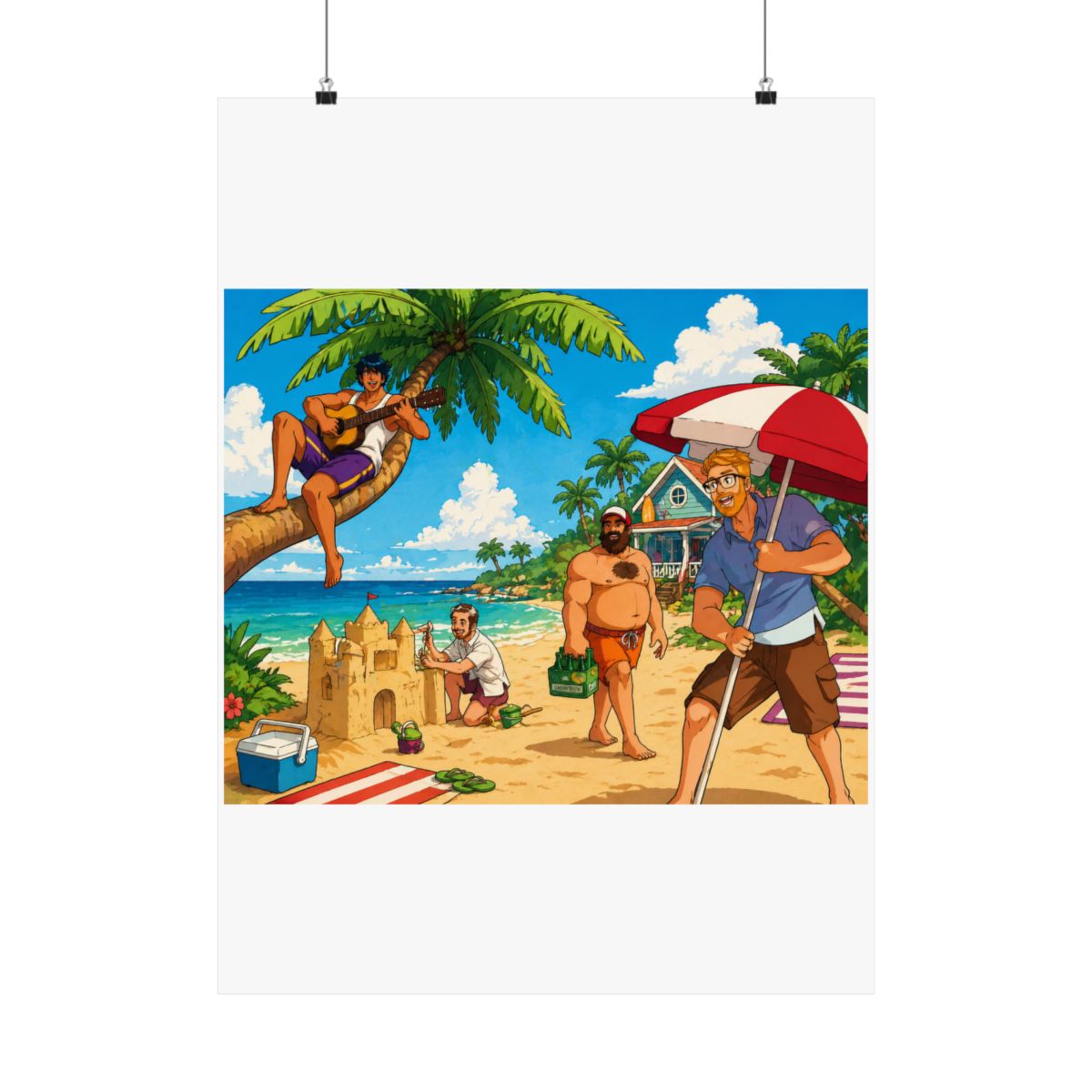 Beach Day Poster - alternate angle 3, merchandise