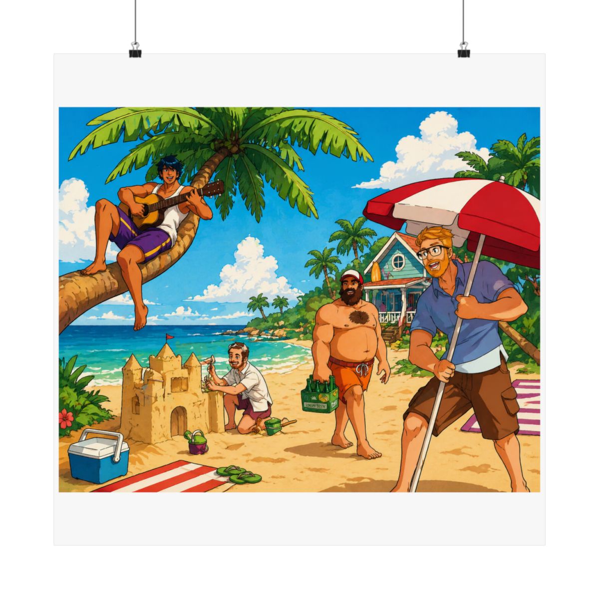 Beach Day Poster - alternate angle 2, merchandise