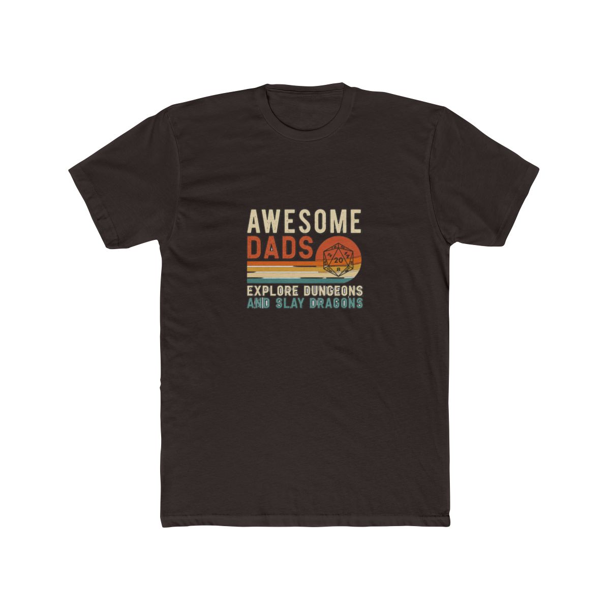 Awesome Dads Explore Dungeons and Slay Dragons T Shirt | D&D Tee | Dungeons and Dragons Shirt — official Dungeons and Daddies T-Shirts