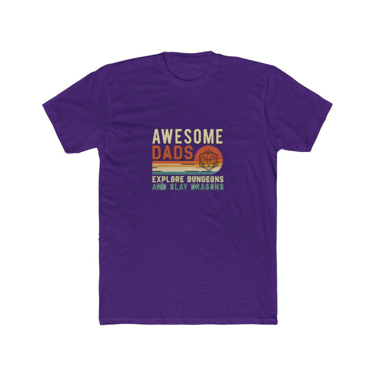 Awesome Dads Explore Dungeons and Slay Dragons T Shirt | D&D Tee | Dungeons and Dragons Shirt - alternate angle 4, merchandise