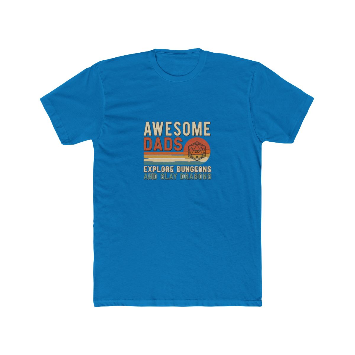 Awesome Dads Explore Dungeons and Slay Dragons T Shirt | D&D Tee | Dungeons and Dragons Shirt - alternate angle 3, merchandise