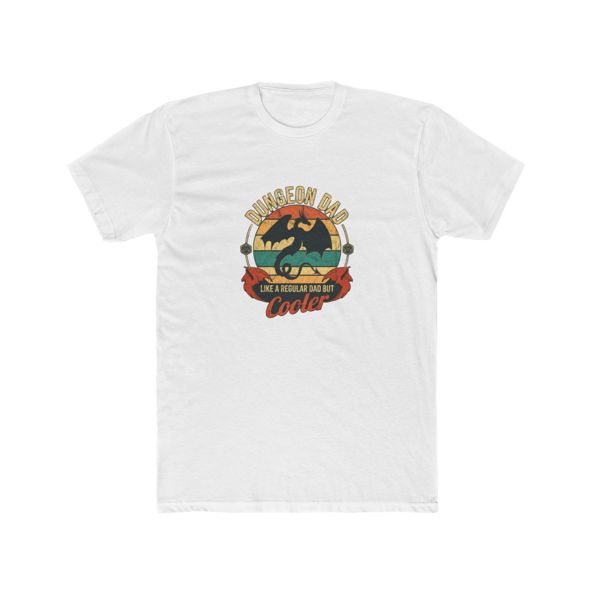Dungeon Dad Funny Fantasy T Shirt - D&D Gamer Dad Gift - alternate angle 3, merchandise