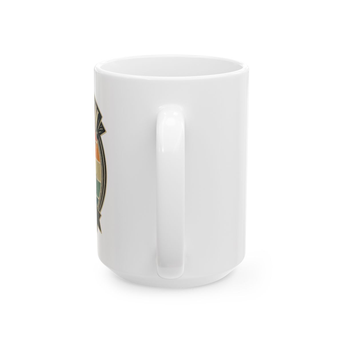 Meta Mugs Design Ceramic Mug - Funny Recursive Coffee Cup Gift - alternate angle 5, merchandise
