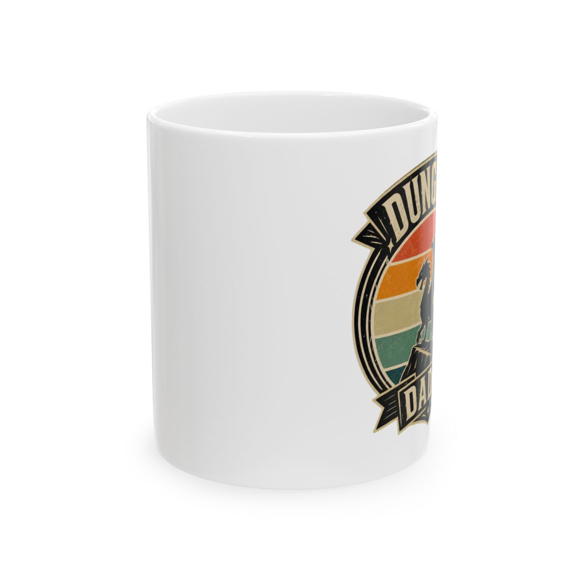 Meta Mugs Design Ceramic Mug - Funny Recursive Coffee Cup Gift - alternate angle 1, merchandise