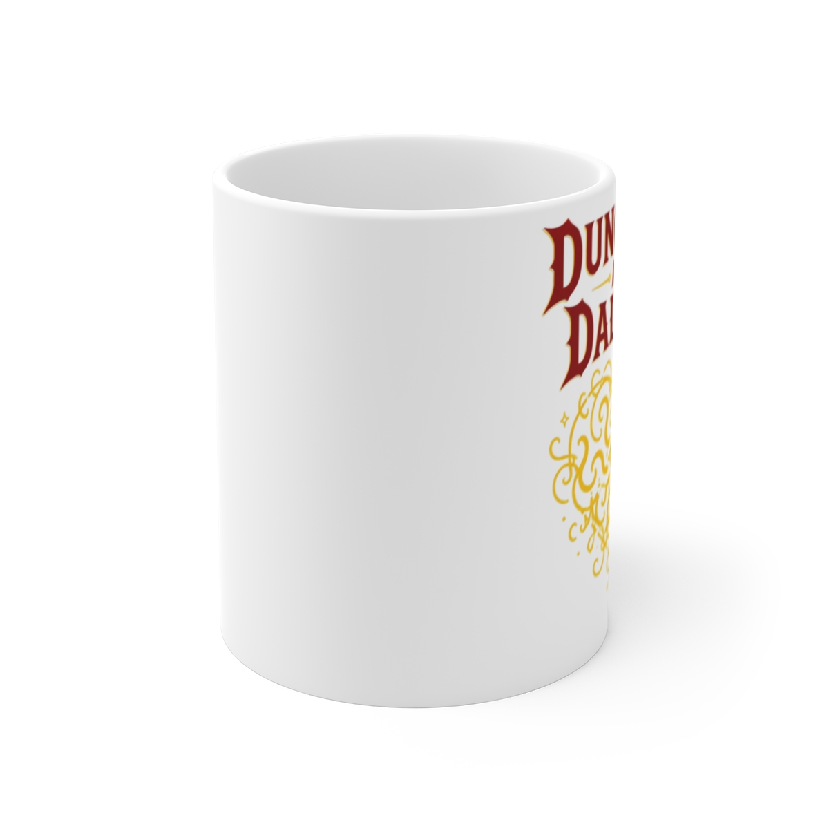 Dungeons and Daddies "The Doodler," White Mug - alternate angle 1, merchandise
