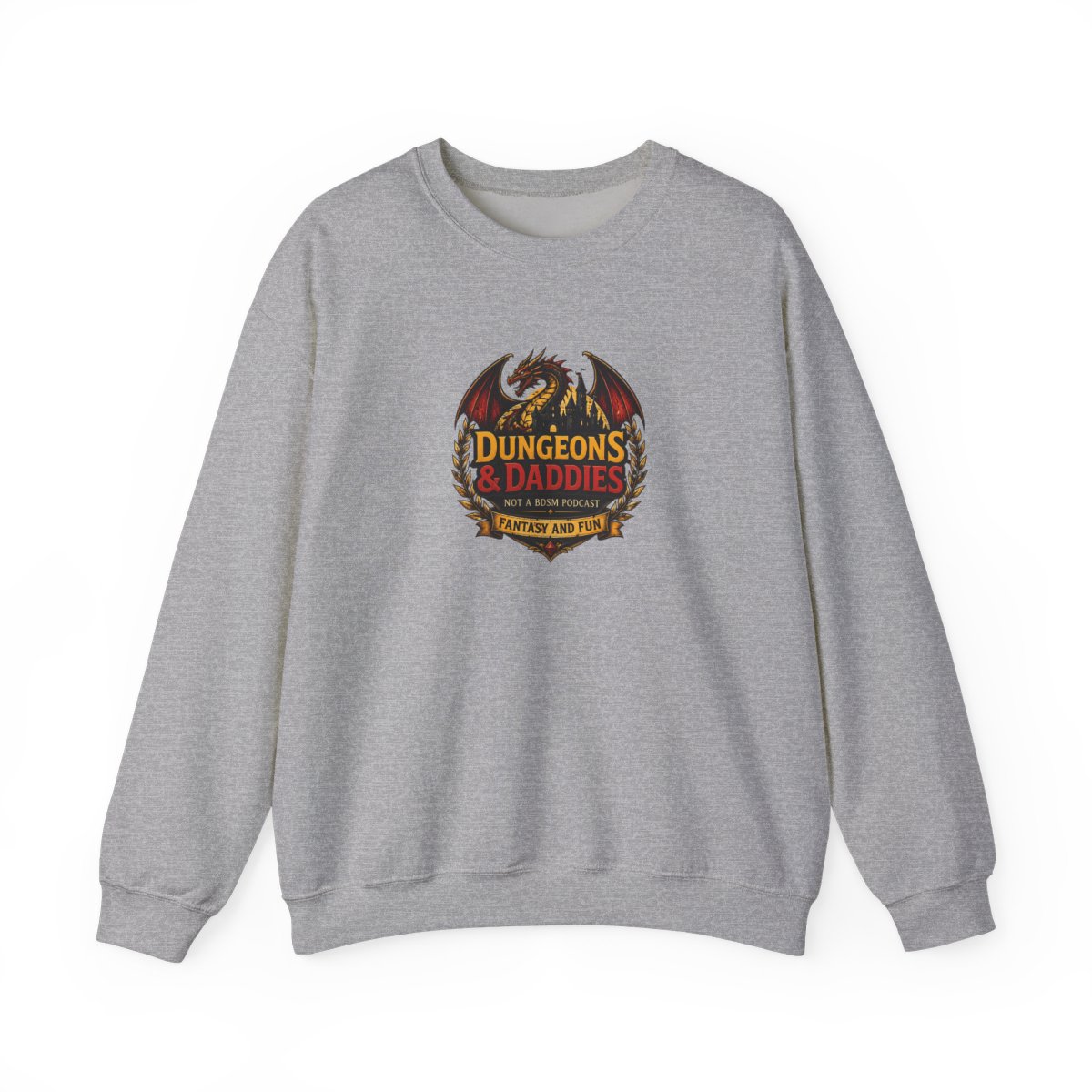 Dungeons and Daddies "DUNGEONS" Crewneck - alternate angle 4, merchandise