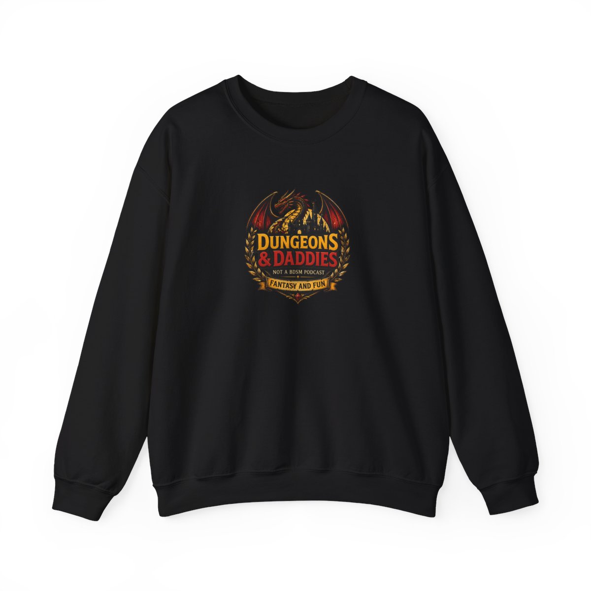 Dungeons and Daddies "DUNGEONS" Crewneck — official Dungeons and Daddies Sweatshirts