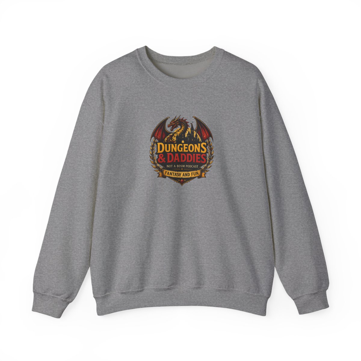 Dungeons and Daddies "DUNGEONS" Crewneck - alternate angle 5, merchandise
